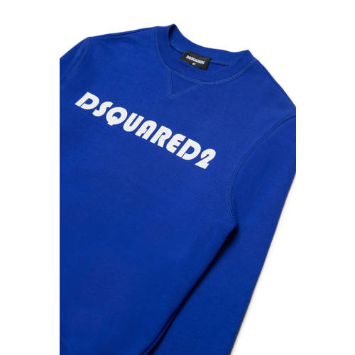 Dsquared sweater FELPA met logo donkerblauw Logo 128