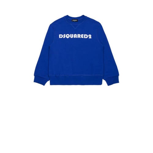 Dsquared sweater FELPA met logo donkerblauw Logo