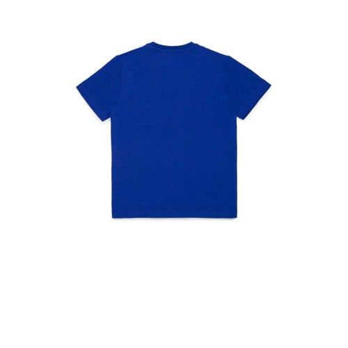 Dsquared T-shirt met tekst hardblauw Jongens Stretchkatoen Ronde hals Tekst 104