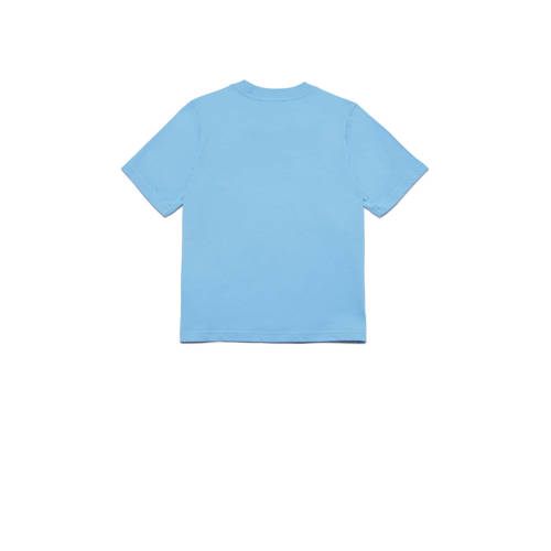Dsquared T-shirt met logo lichtblauw Jongens Katoen Ronde hals Logo 104
