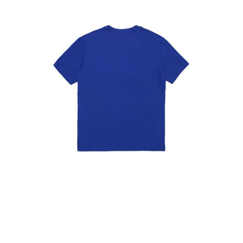 Dsquared T-shirt met logo hardblauw Jongens Katoen Ronde hals Logo 104