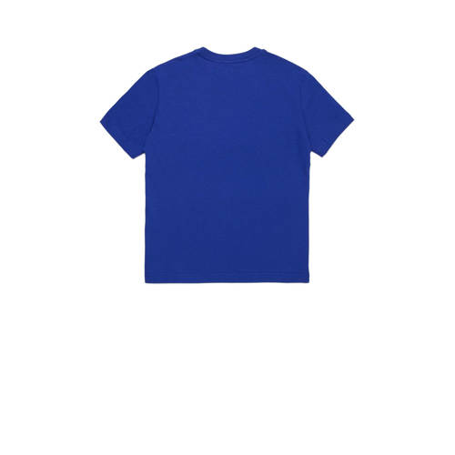 Dsquared T-shirt met logo hardblauw Jongens Katoen Ronde hals Logo 104