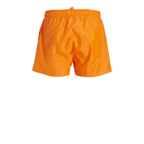 Dsquared Zwemshort Oranje Jongens Polyester Logo 176