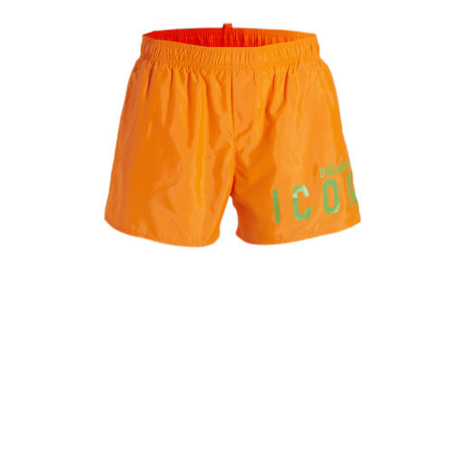 Dsquared Zwemshort Oranje Jongens Polyester Logo - 128