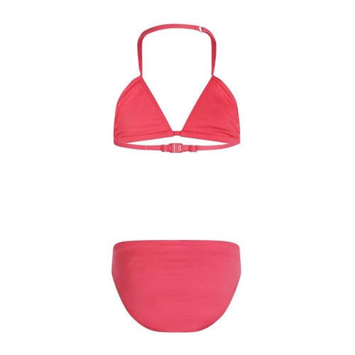 No Way Monday triangel bikini roze Meisjes Polyester Effen 152