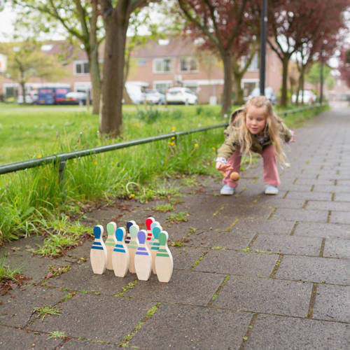 BS Toys Houten bowlingspel Buitenspeelgoed | Buitenspeelgoed van