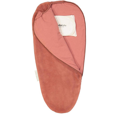 Puckababy The Original Piep inbakerslaapzak 0-3 mnd Teddy Earth Inbakerdoek Oranje