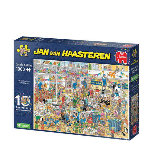 Jan van Haasteren studio 10 jaar legpuzzel 1000 stukjes
