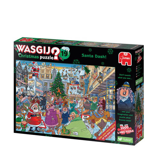 Wasgij christmas 19 kerstrun! legpuzzel 1000 stukjes