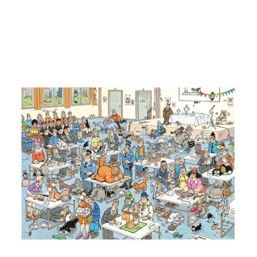 Jan van Haasteren kattenshow legpuzzel 2000 stukjes