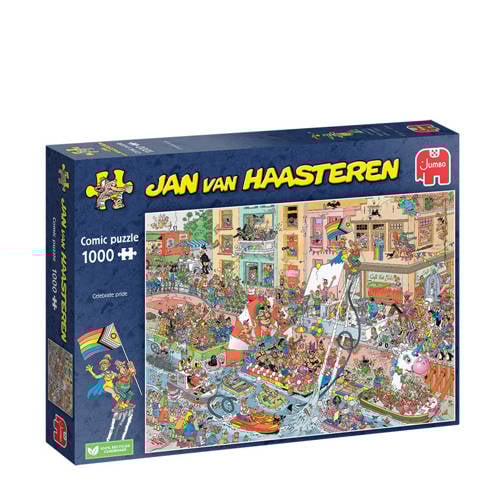 Jan van Haasteren celebrate pride! legpuzzel 1000 stukjes