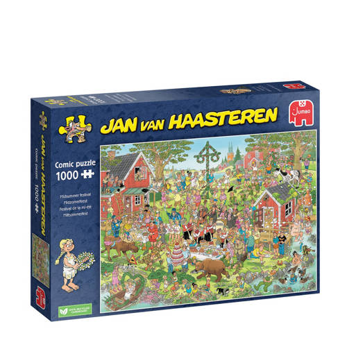 Jan van Haasteren midzomer festival legpuzzel 1000 stukjes afbeelding