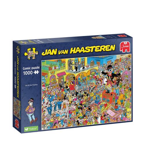 Jan van Haasteren Dia de Los Muertos legpuzzel 1000 stukjes afbeelding