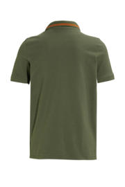 thumbnail: anytime piqué polo khaki/oranje
