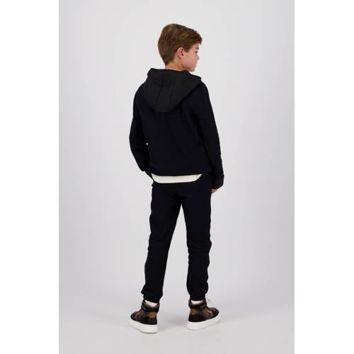 VINGINO hoodie Nylu zwart Sweater Effen 104 | Sweater van