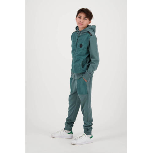 VINGINO loose fit joggingbroek Sax groen Jongens Katoen 152