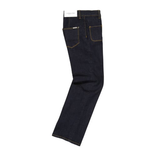 VINGINO straight fit jeans Cato pocket dark blue denim Blauw Meisjes Katoen 104