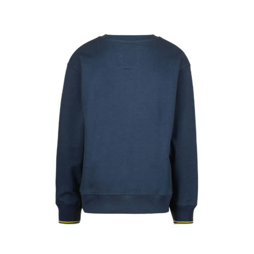 VINGINO sweater Nave met logo donkerblauw groen Logo 104