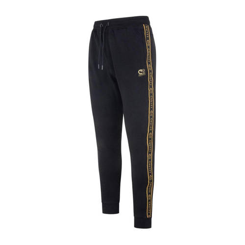 Cruyff Junior joggingbroek Xicota zwart Sportbroek Jongens Meisjes Katoen 128