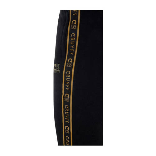 Cruyff Junior joggingbroek Xicota zwart Sportbroek Jongens Meisjes Katoen 128