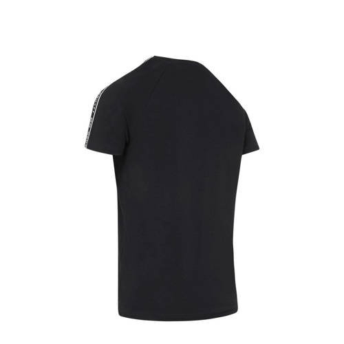 Cruyff T-shirt Xicota zwart wit Katoen Ronde hals Logo 116