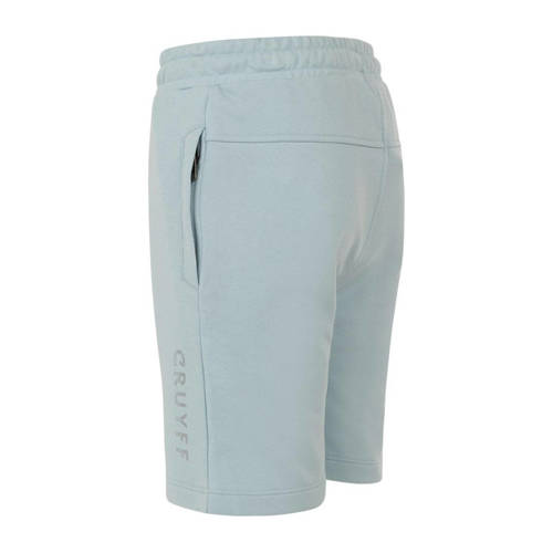 Cruyff sweatshort lichtblauw Korte broek Jongens Meisjes Katoen Effen 140