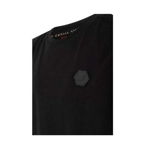 Cruyff T-shirt Digi-Dreamscapes zwart Katoen Ronde hals 176