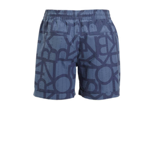 Me & My Monkey short Pake met all over print blauw Korte broek Jongens Katoen 116