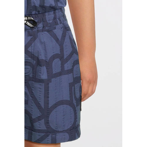 Me & My Monkey short Pake met all over print blauw Korte broek Jongens Katoen 116