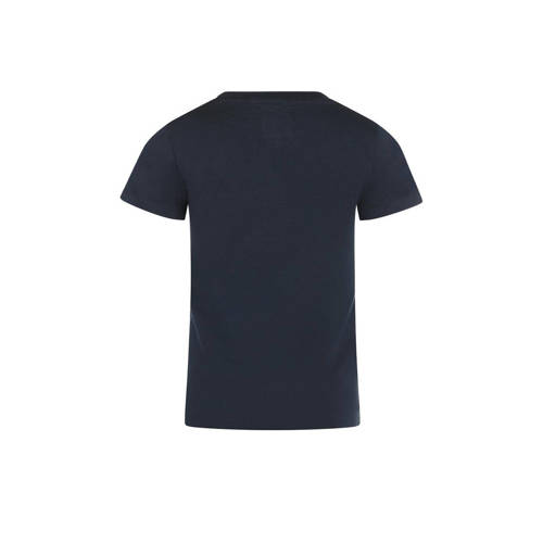 Koko Noko T-shirt met printopdruk blauw Jongens Katoen Ronde hals Printopdruk 74