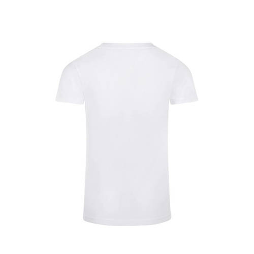 Koko Noko T-shirt met printopdruk wit Jongens Katoen Ronde hals Printopdruk 74