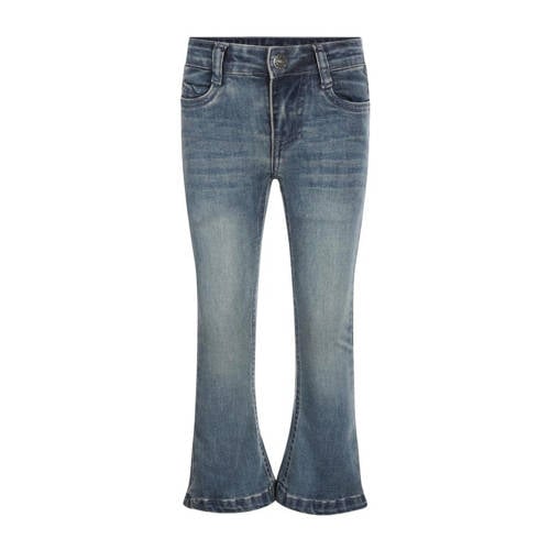 Koko Noko flared jeans blauw Meisjes Katoen Effen - 104