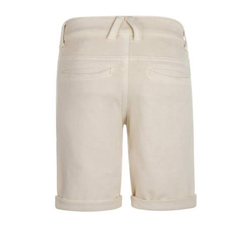 No Way Monday casual short off white Korte broek Wit Jongens Katoen Effen 104