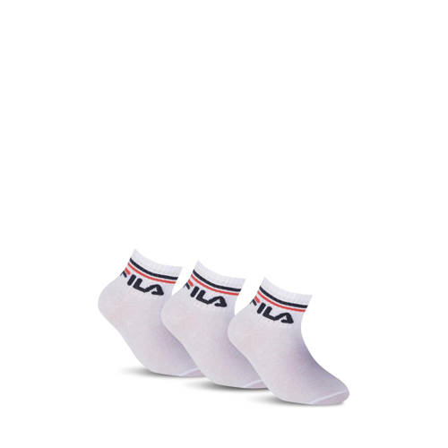 Fila sokken - set van 3 wit Jongens/Meisjes Katoen Logo