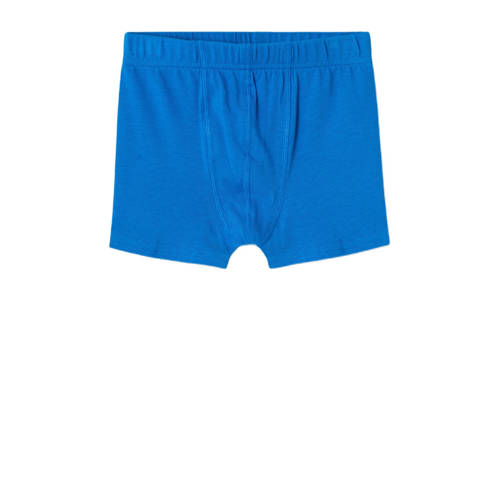 name it MINI boxershort NMMTIGHTS set van 3 blauw donkerblauw Jongens Stretchkatoen 86