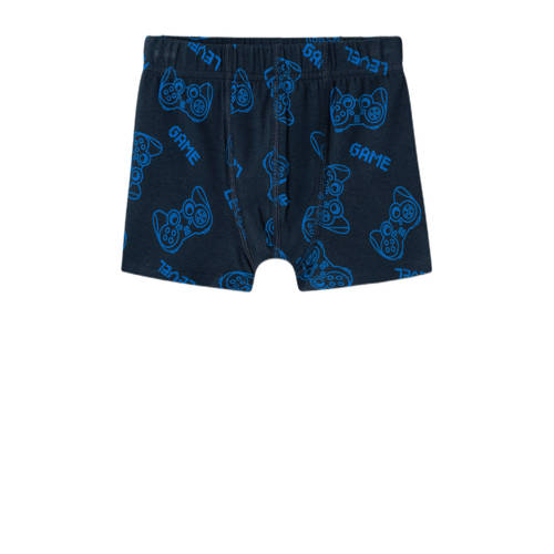 name it MINI boxershort NMMTIGHTS- set van 3 donkerblauw blauw Jongens Stretchkatoen 86