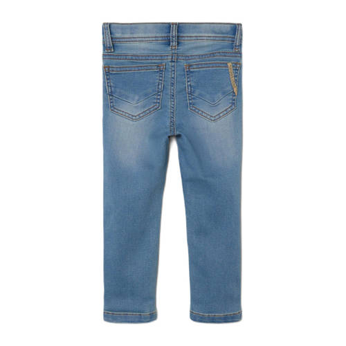 name it MINI slim fit jeans NMMTHEO denim blue Blauw Jongens Jog denim 92