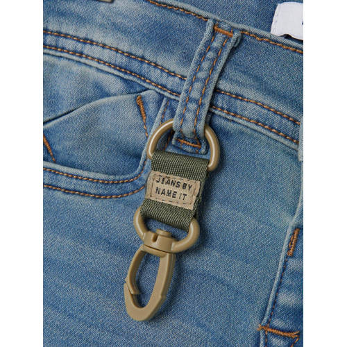 name it MINI slim fit jeans NMMTHEO denim blue Blauw Jongens Stretchdenim 92