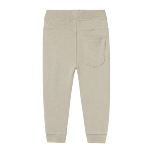 name it MINI slim fit joggingbroek NMMVIMO lichtbruin Jongens Sweat Effen 80