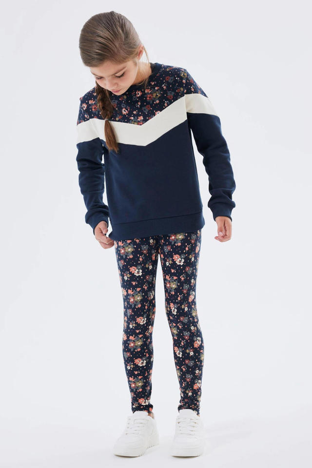 Name It Leggings - NkfVivian - Noos - Dark Sapphire m. Blumen | KW DE Name It Leggings - NkfVivian - Noos - Dark Sapphire m. Blumen | KW DE