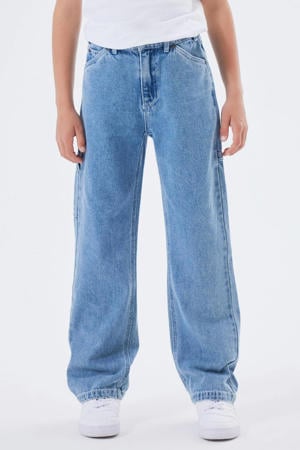 straight leg jeans NKMRYAN medium blue denim