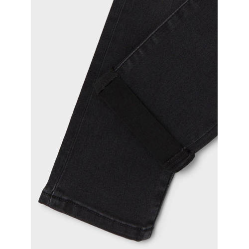 name it KIDS slim fit jeans NKMROBIN black denim Zwart Jongens Stretchdenim 92