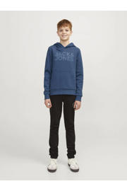 thumbnail: JACK & JONES JUNIOR hoodie JJECORP  met tekst petrol blauw