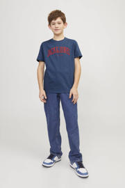 thumbnail: JACK & JONES JUNIOR T-shirt JJEJOSH  met tekst blauw