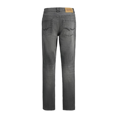 Jack & jones JUNIOR regular fit jeans JJICLARK grey denim Grijs Jongens Stretchdenim 128
