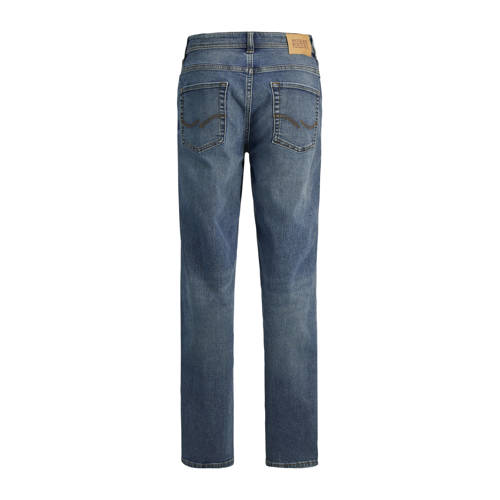 Jack & jones JUNIOR regular jeans JJICLARK medium blue denim Blauw Jongens Stretchdenim 128