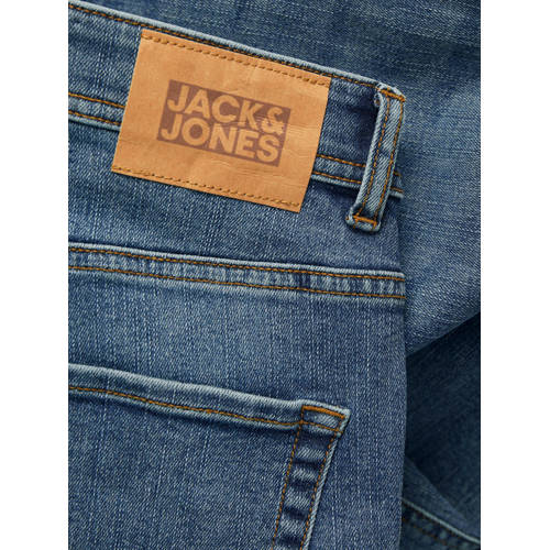 jack & jones JUNIOR regular jeans JJICLARK medium blue denim Blauw Jongens Stretchdenim 128