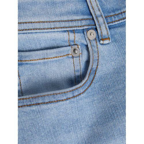 jack & jones JUNIOR regular fit jeans JJICLARK light blue denim Blauw Jongens Stretchdenim 134