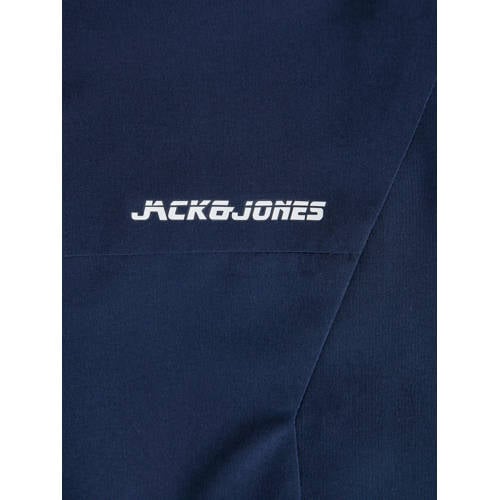 Jack & jones JUNIOR softshell jas JJALEX donkerblauw Jongens Polyester Capuchon 128
