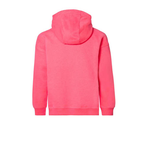 Noppies hoodie Nanded van biologisch katoen rood Sweater Effen 74